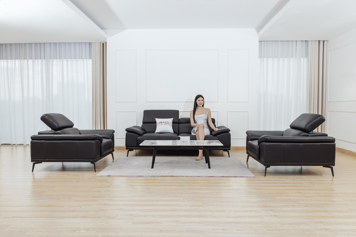 Bộ sofa da thật mã 2185-V4